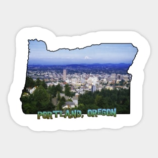 Oregon State Outline (Portland) Sticker